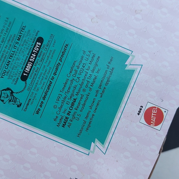 (1920's Flapper) Barbie/1995 - Picture 11 of 13